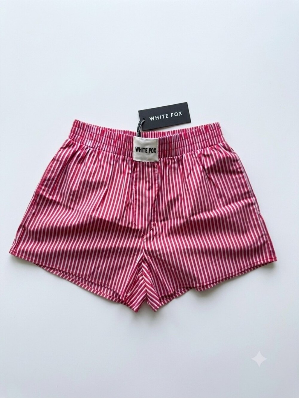 ✏️ NWT SOLD OUT White Fox Red Stripe Wasting My Time Boxer Shorts W POCKETS!